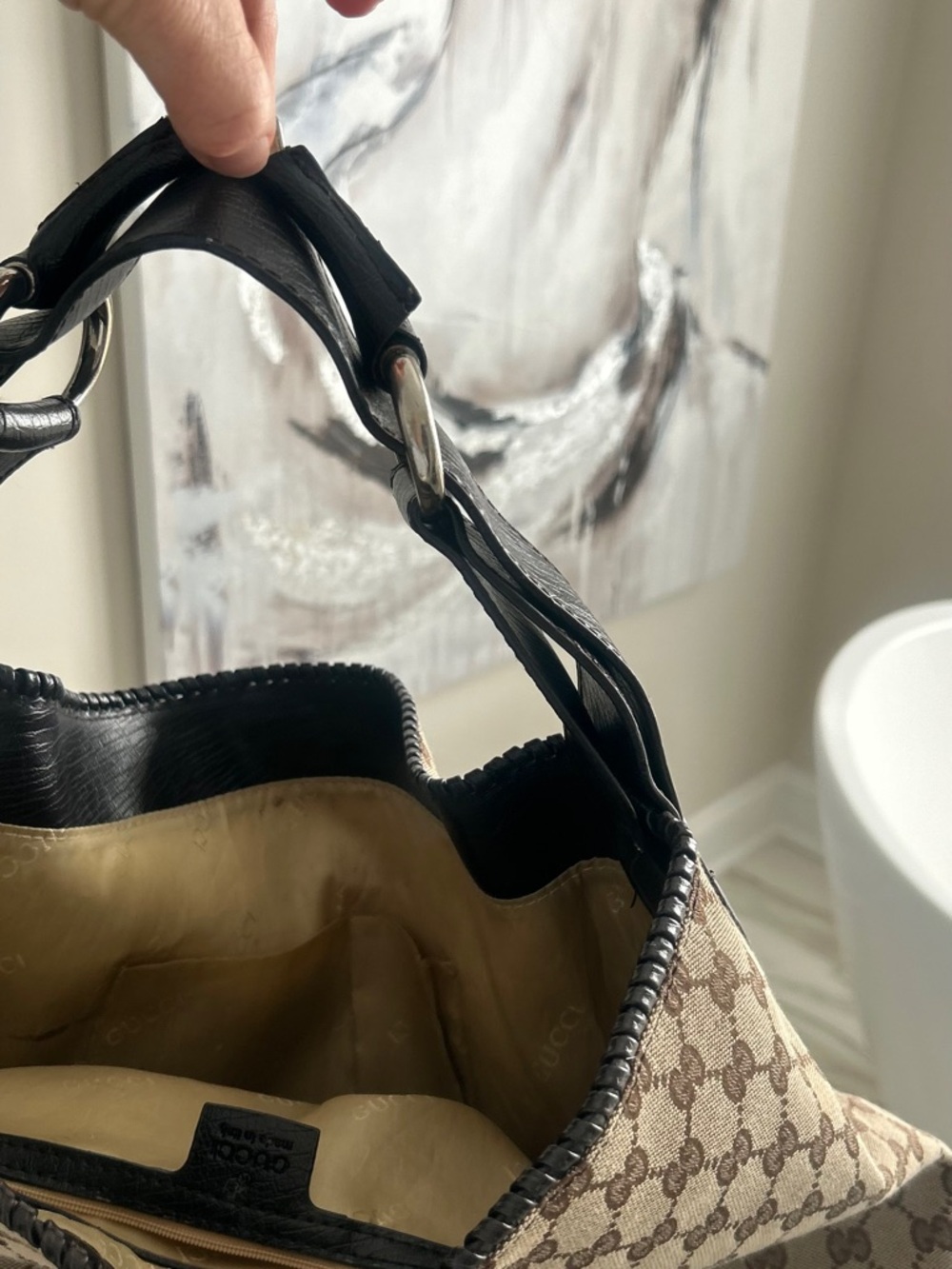 GG Canvas Hobo Bag - Picture 12 of 15